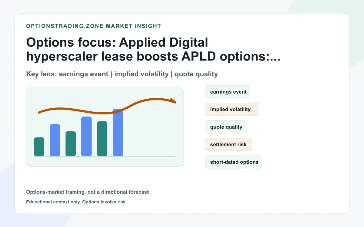 Applied Digital's 210 MW hyperscaler lease: what APLD options traders should watch now supporting media