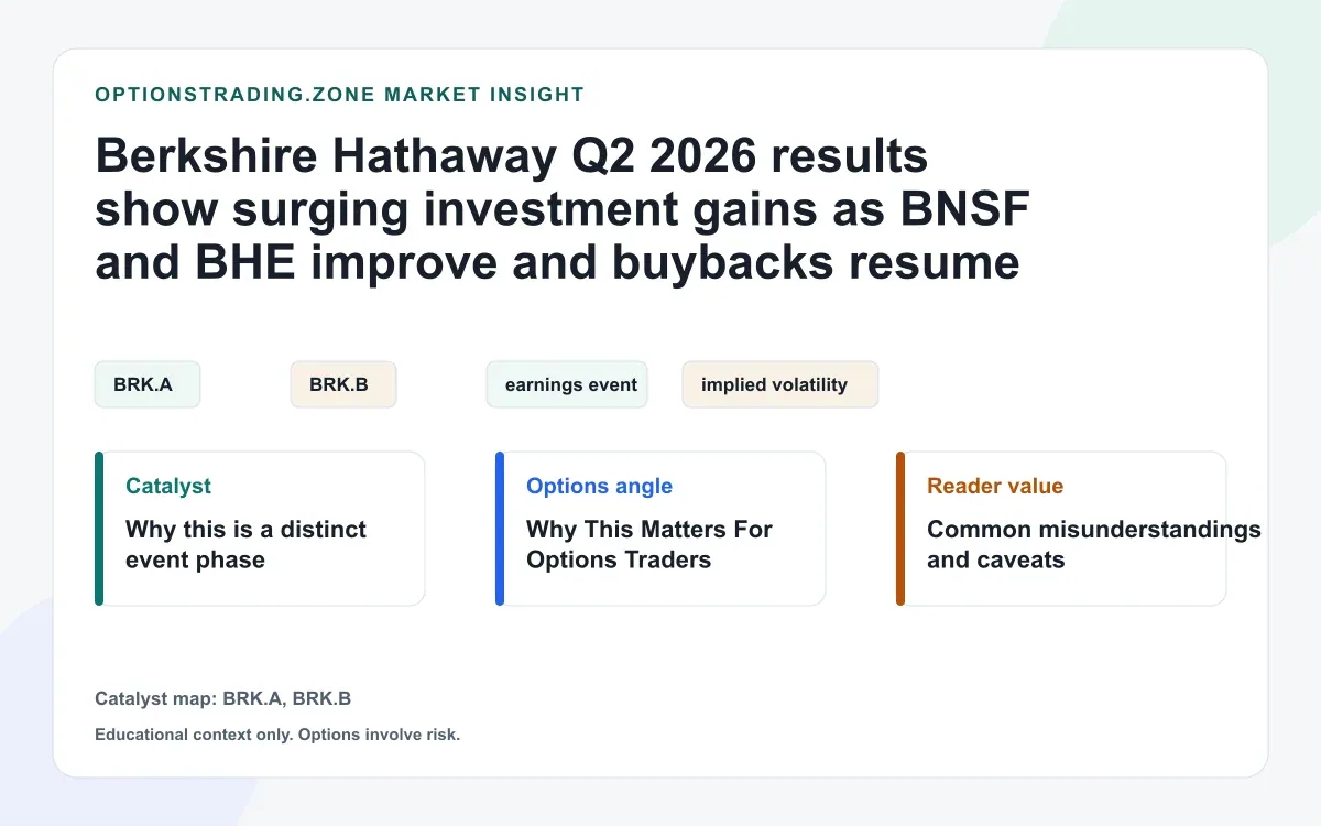 Berkshire Hathaway Q2 2026 results: why buybacks and operating strength matter more than one big profit number visual