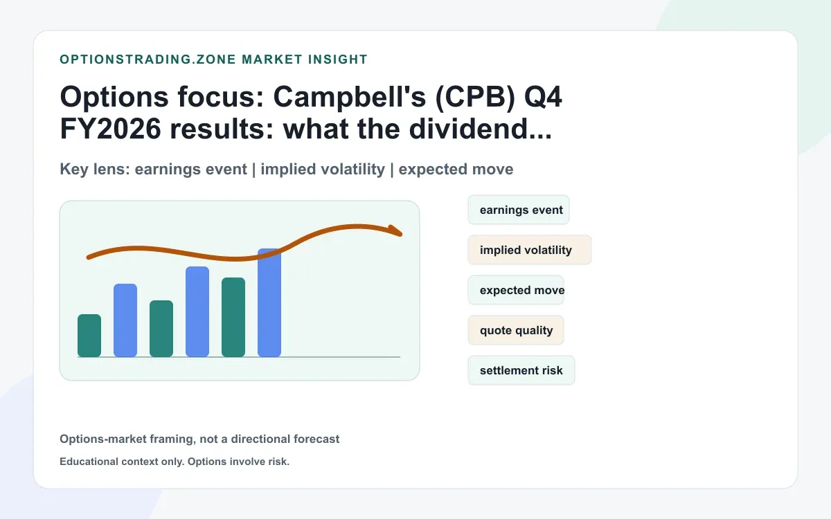 Campbells Q4 FY2026 results: what the dividend reset and FY2027 guide change for CPB options supporting media