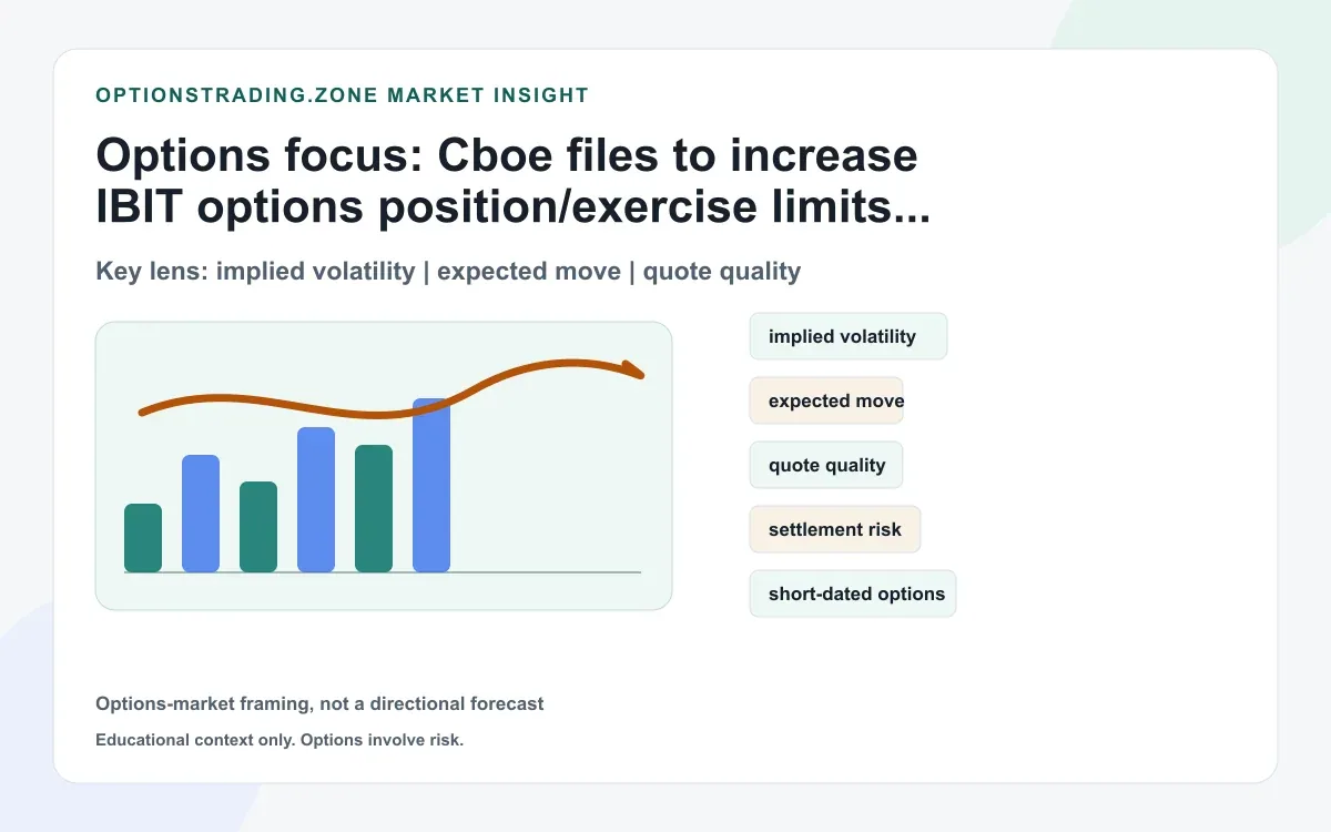 Cboe files to raise IBIT options position/exercise limits to 1,000,000 contracts (what it changes, what it does not) supporting media