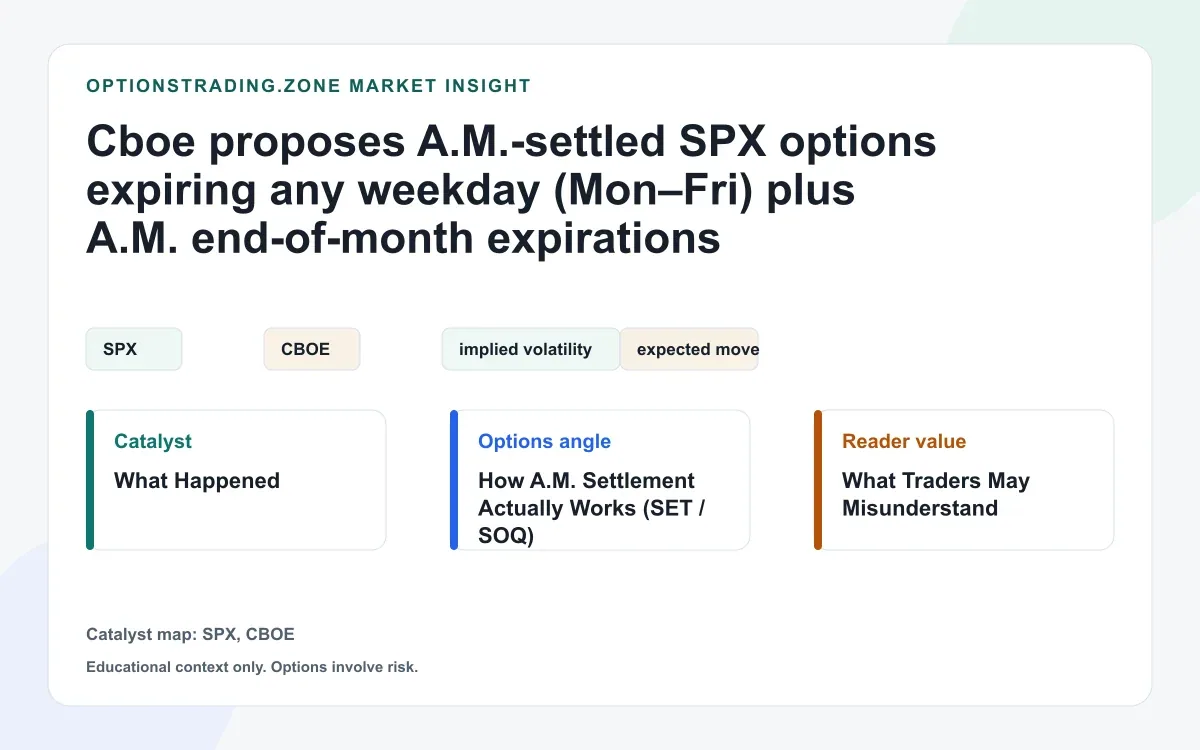 Cboe proposes expanding A.M.-settled SPX expirations to any weekday (Mon–Fri) and adding A.M. end-of-month expirations visual