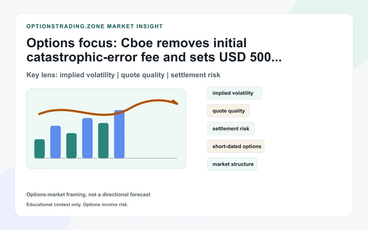 Cboe changes catastrophic-error fees: what options traders should know supporting media