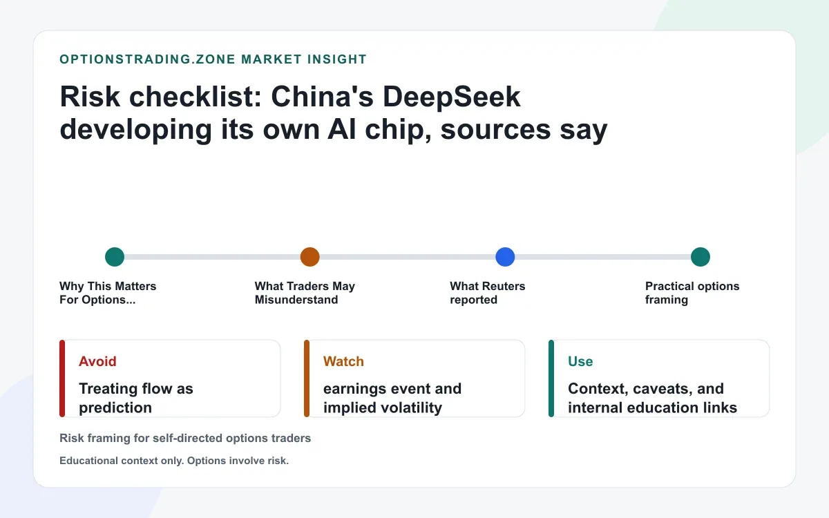 DeepSeek's AI-chip push: what it may change for NVDA and China-linked AI options supporting media