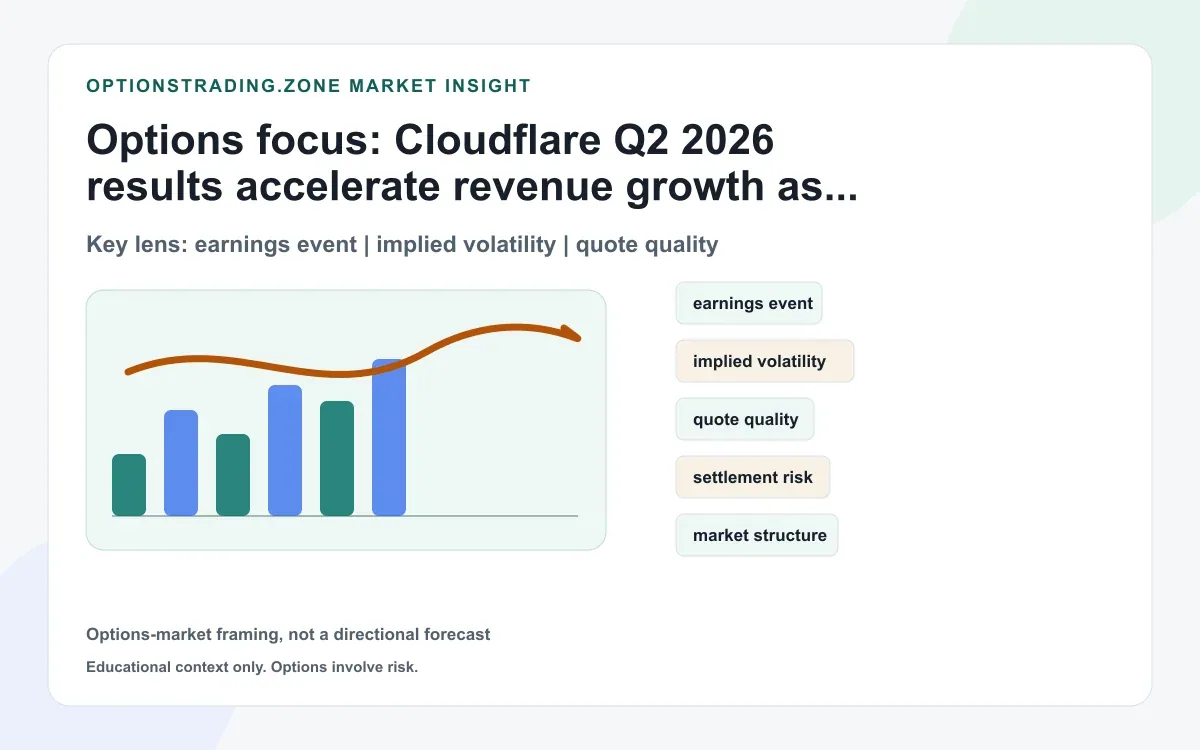 Cloudflare Q2 2026 results: what faster growth and the AI-first restructuring changed for NET options supporting media