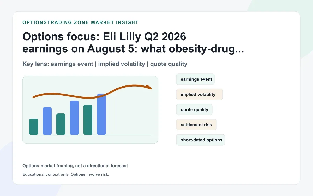 Eli Lilly Q2 2026 earnings on August 5: what obesity-drug growth and pricing may change for LLY options supporting media
