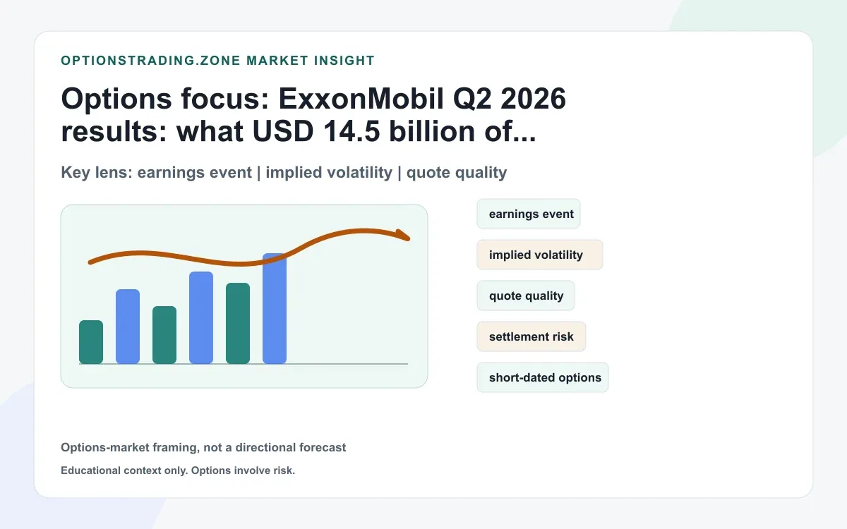 ExxonMobil Q2 2026 results: what record cash flow, buybacks, and Permian output mean for XOM options supporting media