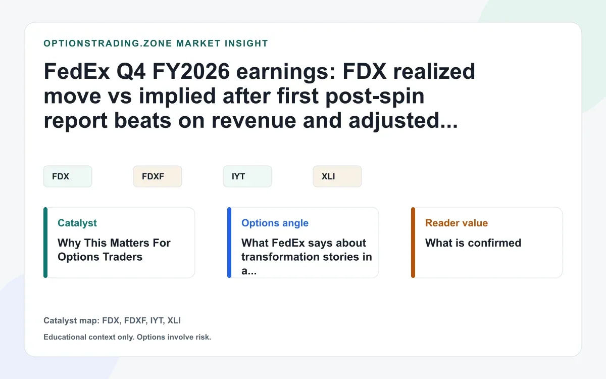 FedEx Q4 earnings: why FDX fell after a revenue and EPS beat visual