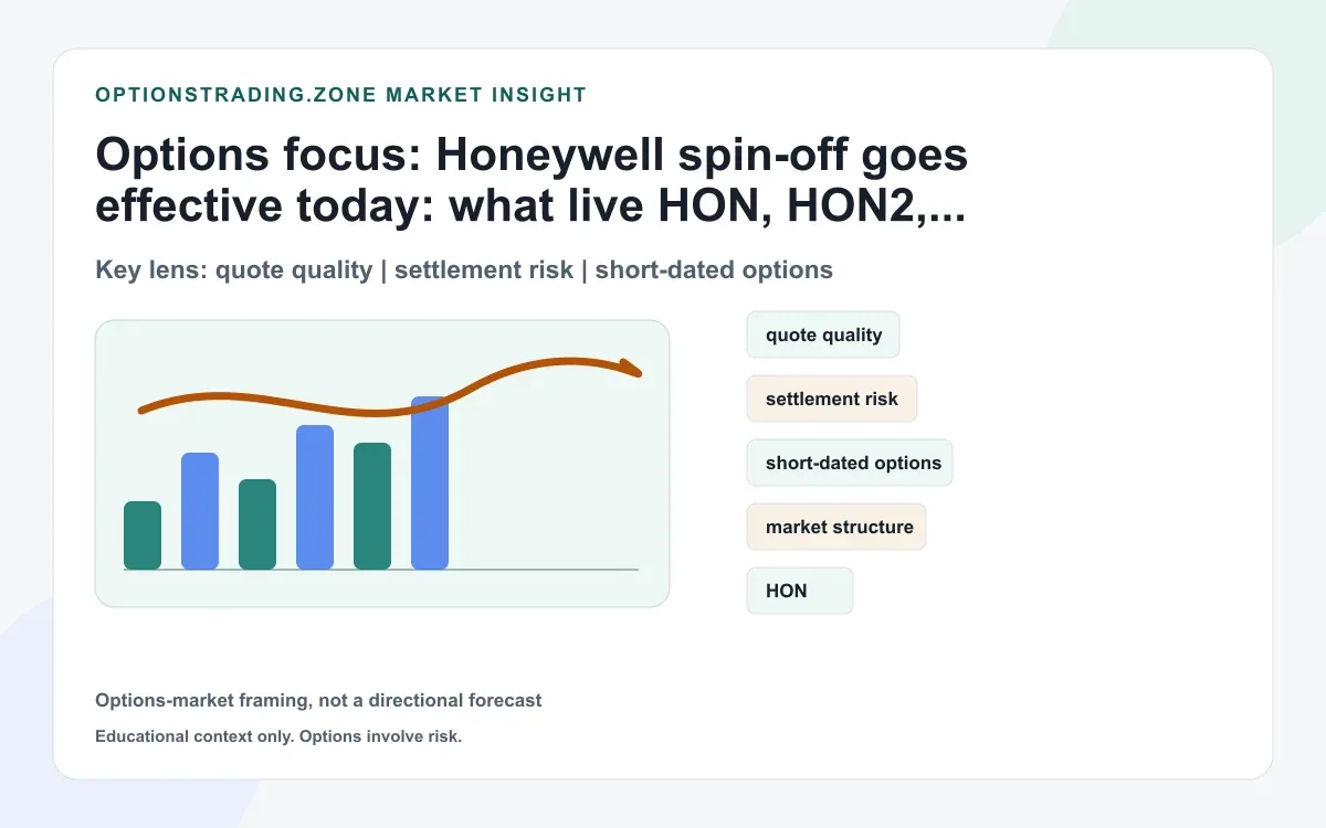Honeywell spin-off takes effect: what HON2, HON1, and HONA mean for options traders supporting media