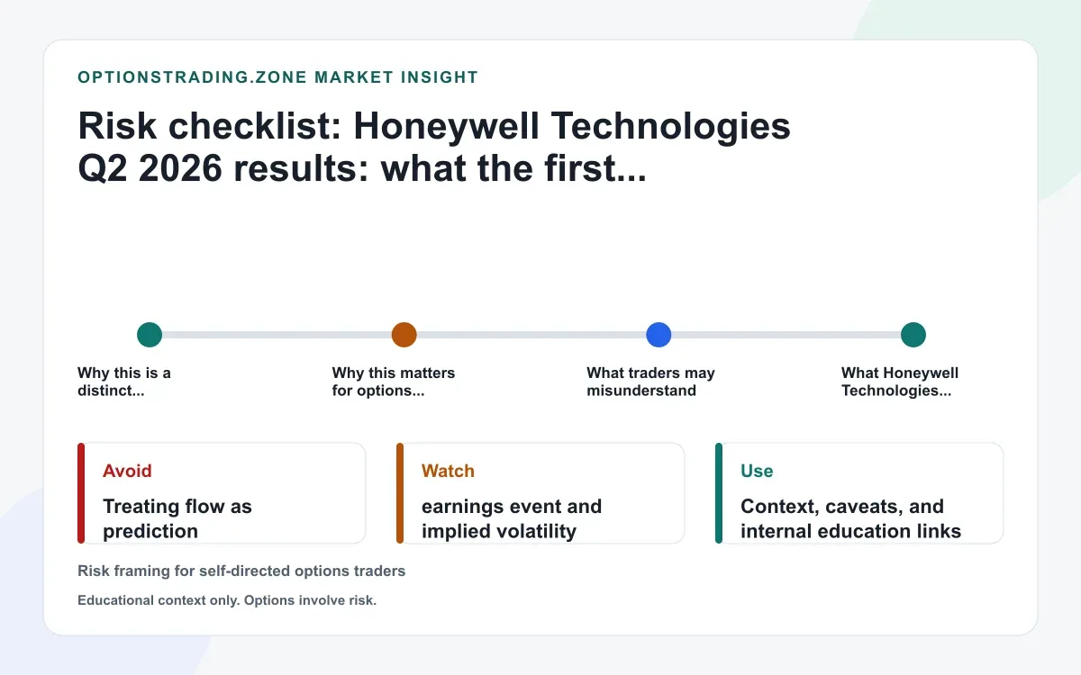 Honeywell Technologies Q2 2026 results: post-spin margins and guidance reset the HON options debate supporting media