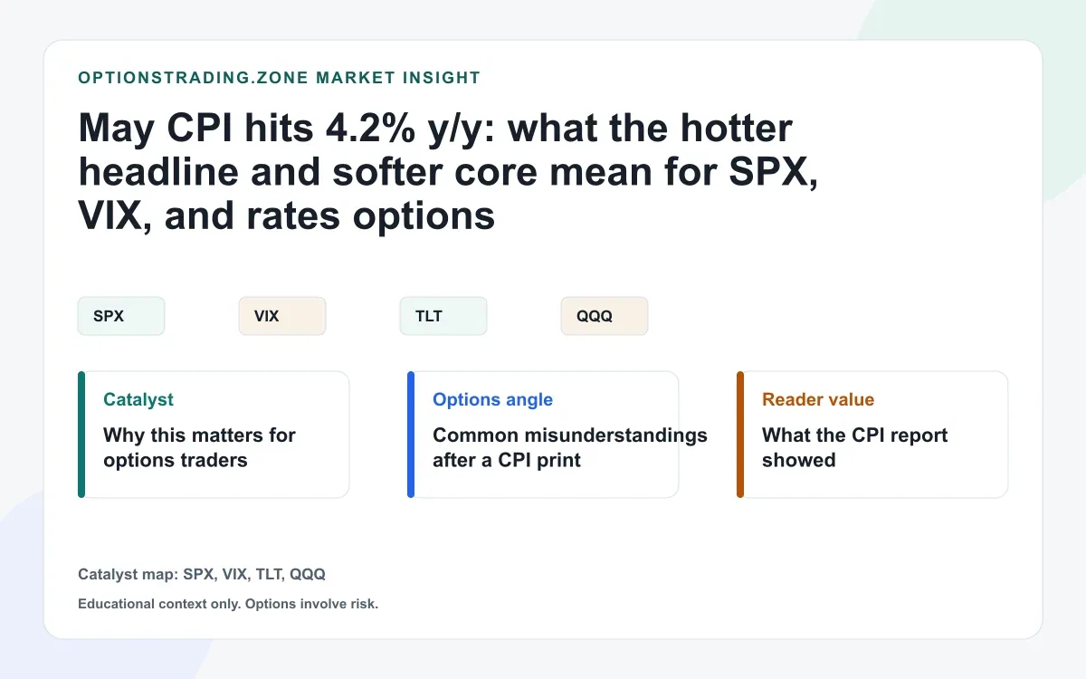 May CPI hits 4.2% y/y: what the hotter headline and softer core mean for SPX, VIX, and rates options visual