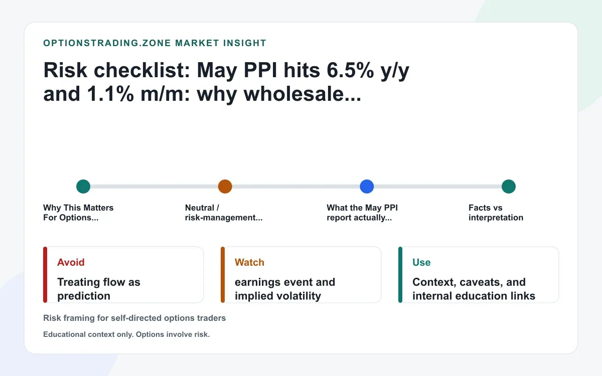 May PPI jumps 6.5% y/y: why wholesale inflation matters for SPX, VIX, and rates options supporting media
