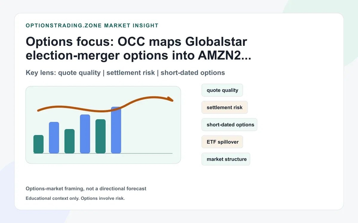 OCC maps GSAT options into AMZN2 and AMZN1: what Globalstar merger elections change now supporting media