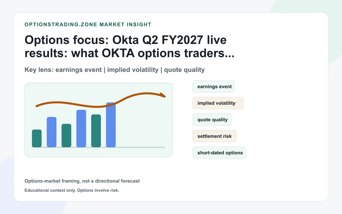 Okta Q2 FY2027 live results: what OKTA options traders should watch after stronger cRPO supporting media