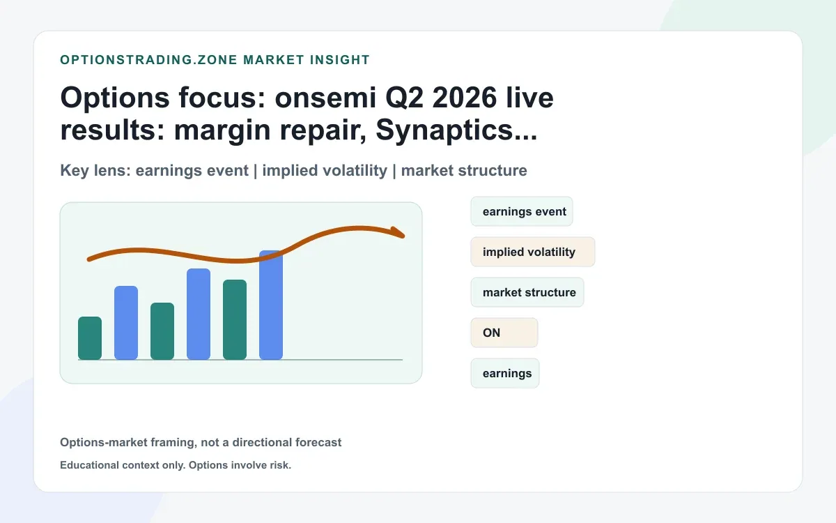 onsemi Q2 2026 results: what stronger margins and Q3 guidance change for ON options supporting media
