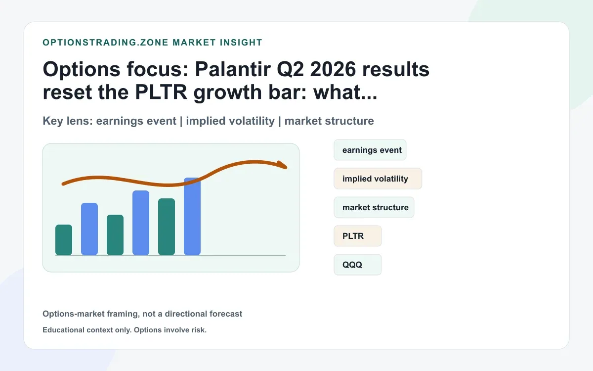 Palantir Q2 2026 results: what 93% revenue growth and higher guidance change for PLTR options supporting media