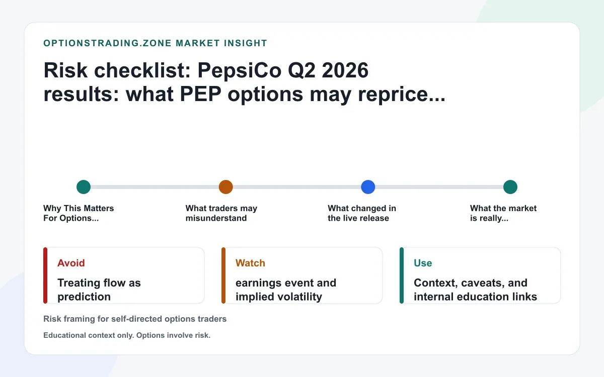 PepsiCo Q2 2026 results: PEP reprices after 6.4% revenue growth and softer North America demand supporting media