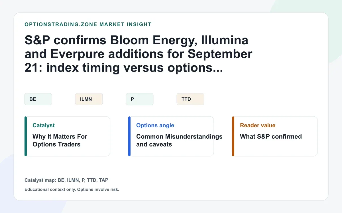 S&P 500 additions: why September 18 and September 21 mean different things for options visual