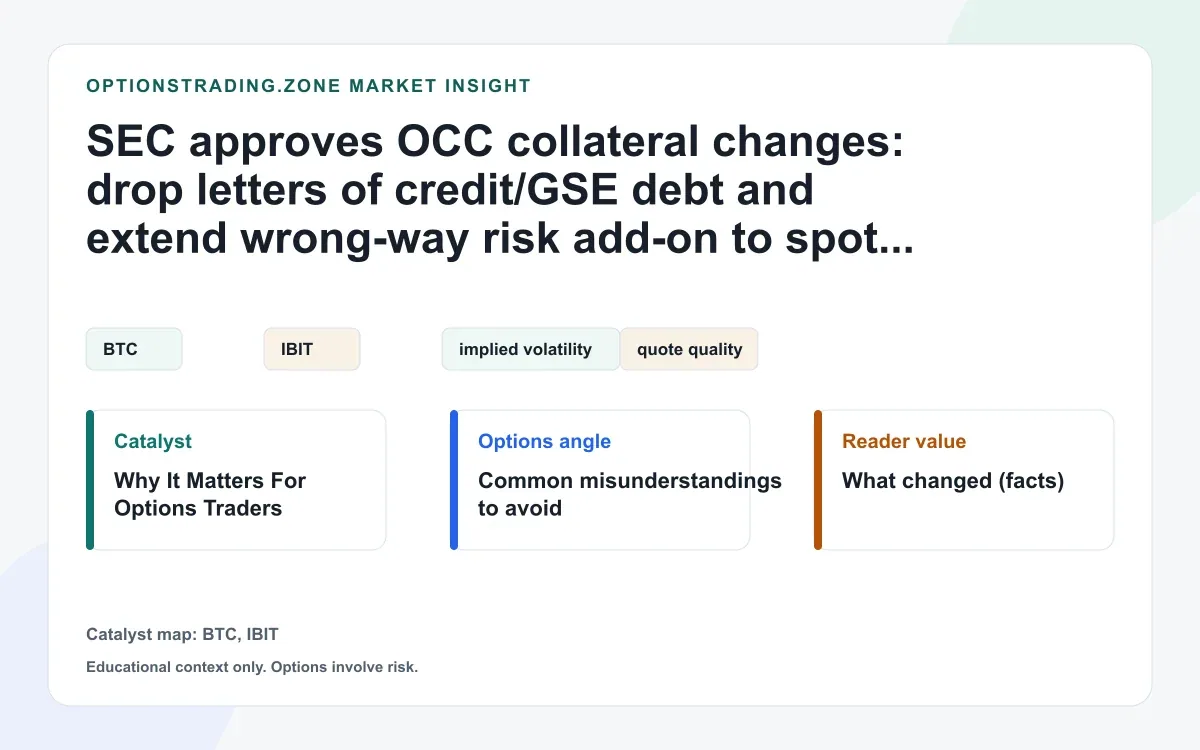 SEC approves OCC collateral cleanup and expands wrong-way risk margin for spot crypto ETPs visual