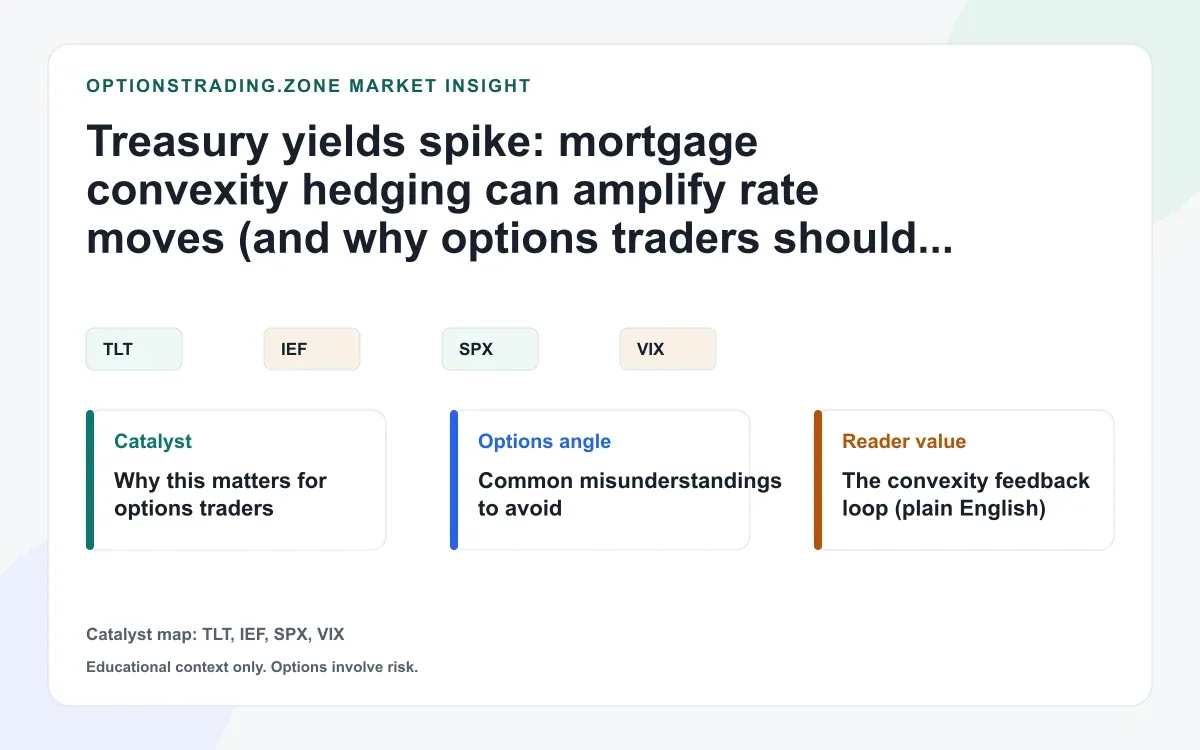 Treasury yields spike: how mortgage convexity hedging can amplify rate moves visual