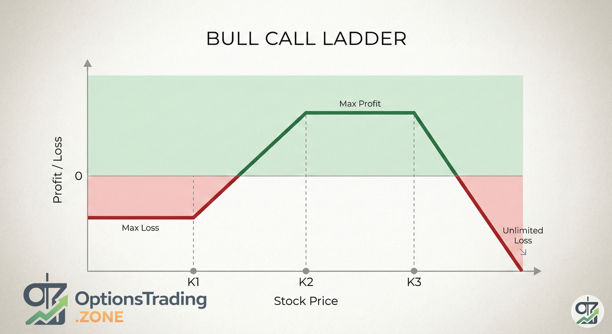 The Bull Call Ladder Strategy: A Comprehensive Guide for Traders visual