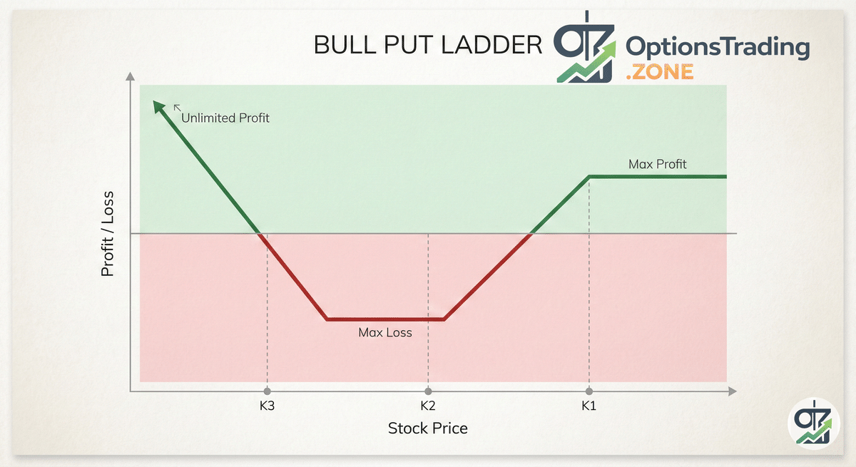 The Bull Put Ladder Options Strategy: A Comprehensive Guide visual