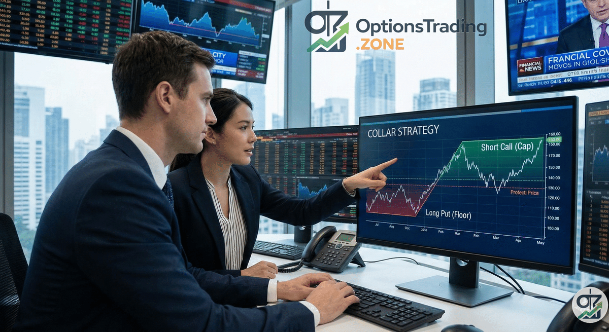 Collar Options Strategy supporting media