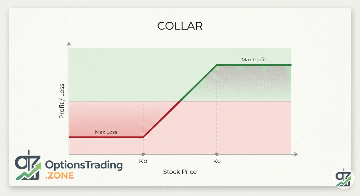 Collar Options Strategy visual