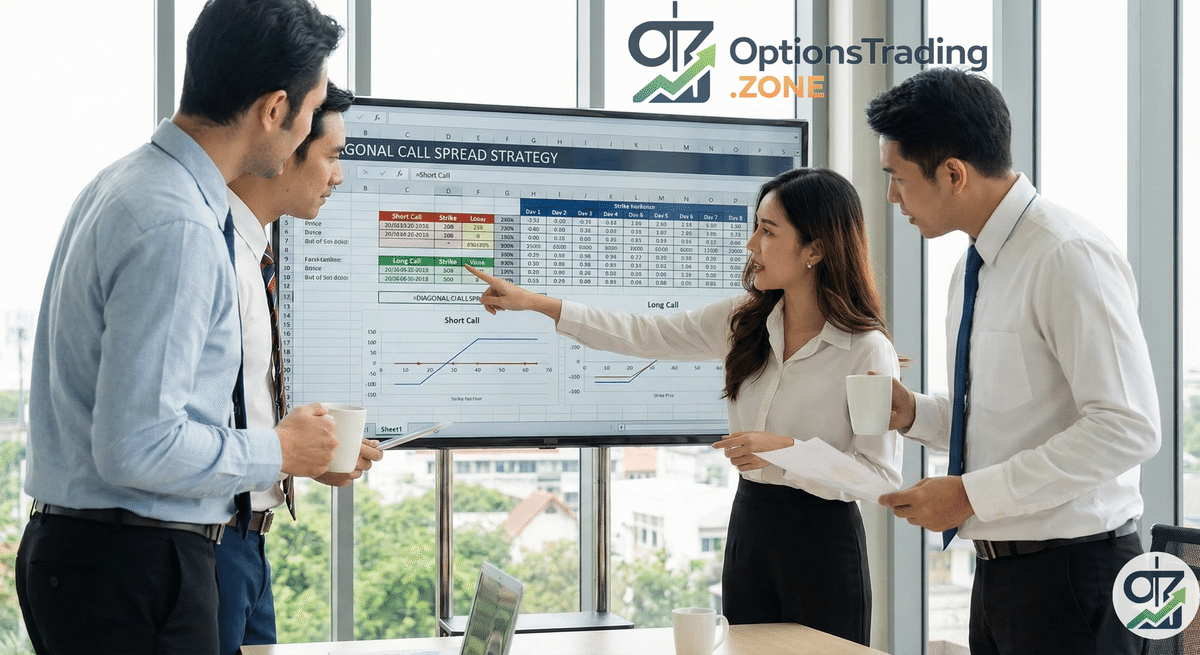 The Diagonal Call Spread Options Strategy: A Comprehensive Guide supporting media