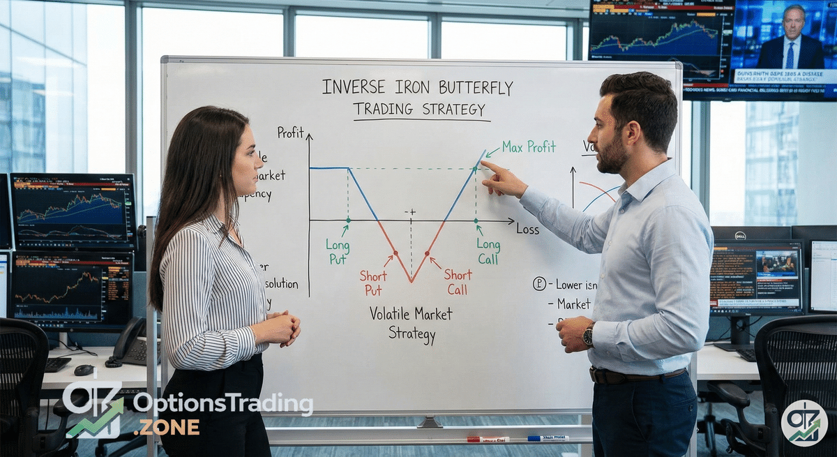 Understanding the Inverse Iron Butterfly Options Strategy supporting media