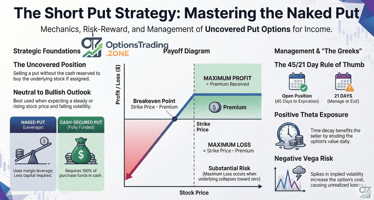 The Short Put: A Comprehensive Guide to This Versatile Options Strategy infographic