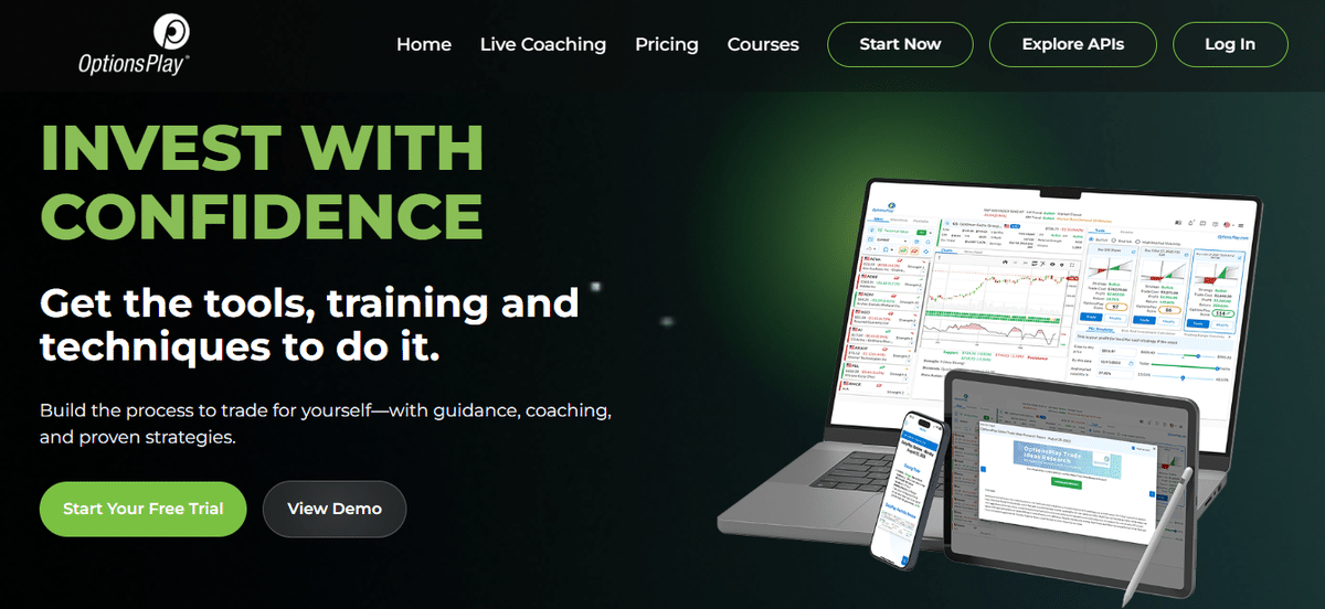 Tool for Options Trading: OptionsPlay supporting media