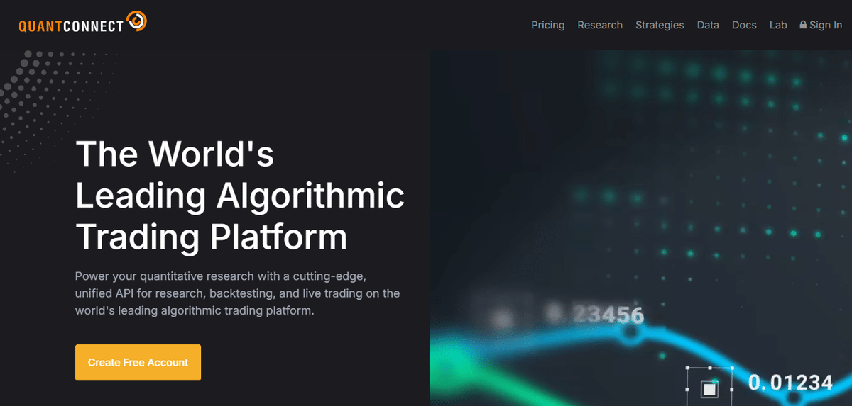 Tool for Options Trading: QuantConnect visual